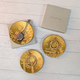 3.5" Ceramic Dish, Gold — Sakura Design