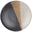 10″ Three-Tone Mottled Ceramic Round Plate