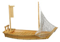 36"L Wood Sushi Boat (W004-90)