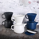 3.5" H Coffee Dripper Pot, Navy (JHCD4-NV)