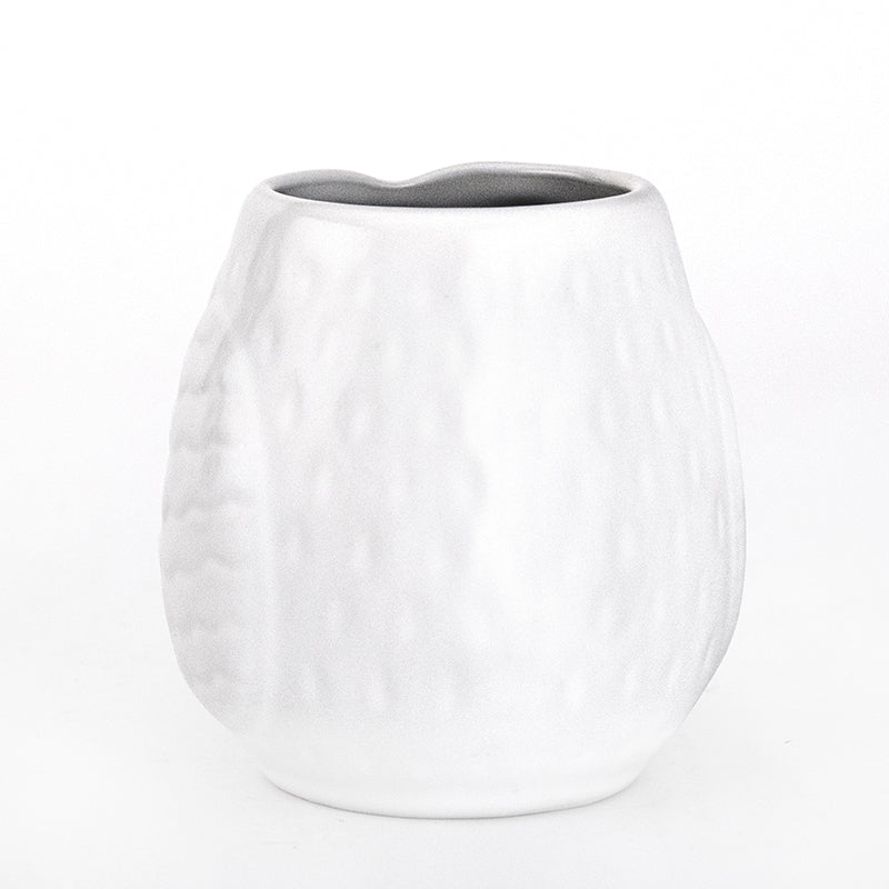 TC1-W — White owl cup rear texture