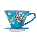 3.75" D x 3" H Ceramic Coffee Dripper (SFD1-7100)