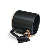 3.75" H Ceramic Mug (C001BK)