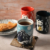 4" H Ceramic Teacup (MN70-BMF)