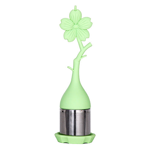 6" L Silicone / Stainless Steel Tea Infuser (TSGS-SG)