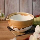 5" D x 2.75" H Ceramic Matcha Bowl (K537-SPB)