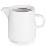 30 oz White Ceramic Coffee Dripper Pot with Side Handle
