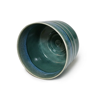 4" D x 3" H Ceramic Matcha Bowl (YK536-GR)