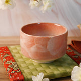 4.5" D x 3" H Ceramic Matcha Bowl (K537-PW)