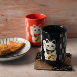 4" H Ceramic Teacup (MN70-BLC)