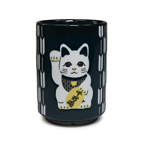 4" H Ceramic Teacup (MN70-BLC)