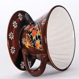 3.75" D x 3" H Ceramic Coffee Dripper (SFD1-7056)