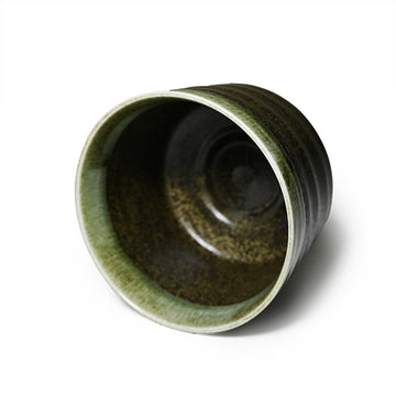 4" D x 3" H Ceramic Matcha Bowl (YK536-GB)