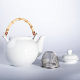 7" H Ceramic Teapot (TPT1-W)