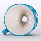 3.75" D x 3" H Ceramic Coffee Dripper (SFD1-7100)