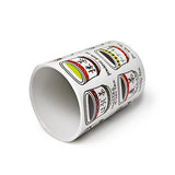 2.75" D x 4" H Ceramic Teacup (MN70-OCA)