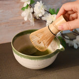 5" D x 2.75" H Ceramic Matcha Bowl (K537-SPG)