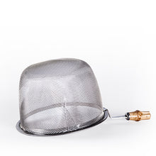 78–84 mm Stainless Steel Tea Strainer with Bamboo Handle