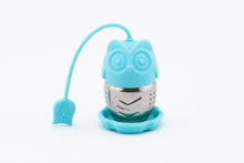 Blue Owl Silicone & Stainless Steel Tea Infuser with Tether