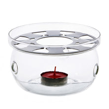 6″ Glass Teapot Warmer — 3¼″ H, Candle Not Included
