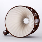 3.75" D x 3" H Ceramic Coffee Dripper (SFD1-7056)