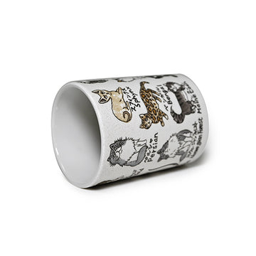 2.75" D x 4" H Ceramic Teacup (MN70-C)