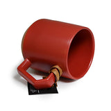 3.75" H Ceramic Mug (C001RD)