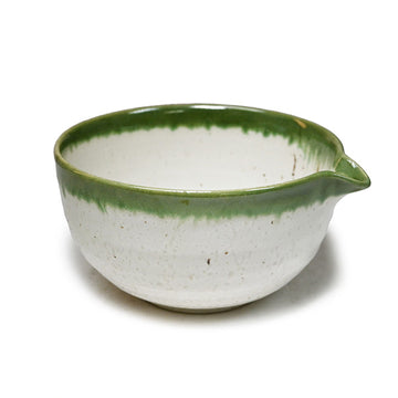 5" D x 2.75" H Ceramic Matcha Bowl (K537-SPG)