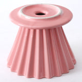 4.5" D x 3.5" H Ceramic Coffee Dripper, Pink (JHCD3-PK)