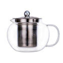 22 oz Glass Teapot with Infuser — 4½″ H