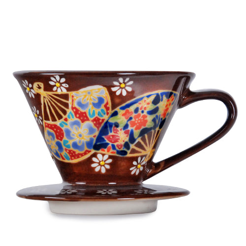 3.75" D x 3" H Ceramic Coffee Dripper (SFD1-7056)