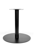 Black Flat Round Steel Table Base – FRB28 – 28-inch dining height