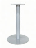 Gray Flat Round Steel Table Base – FRG17 – 28-inch dining height