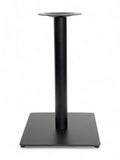 Black Flat Square Steel Table Base – FSQB17 – 28-inch dining height