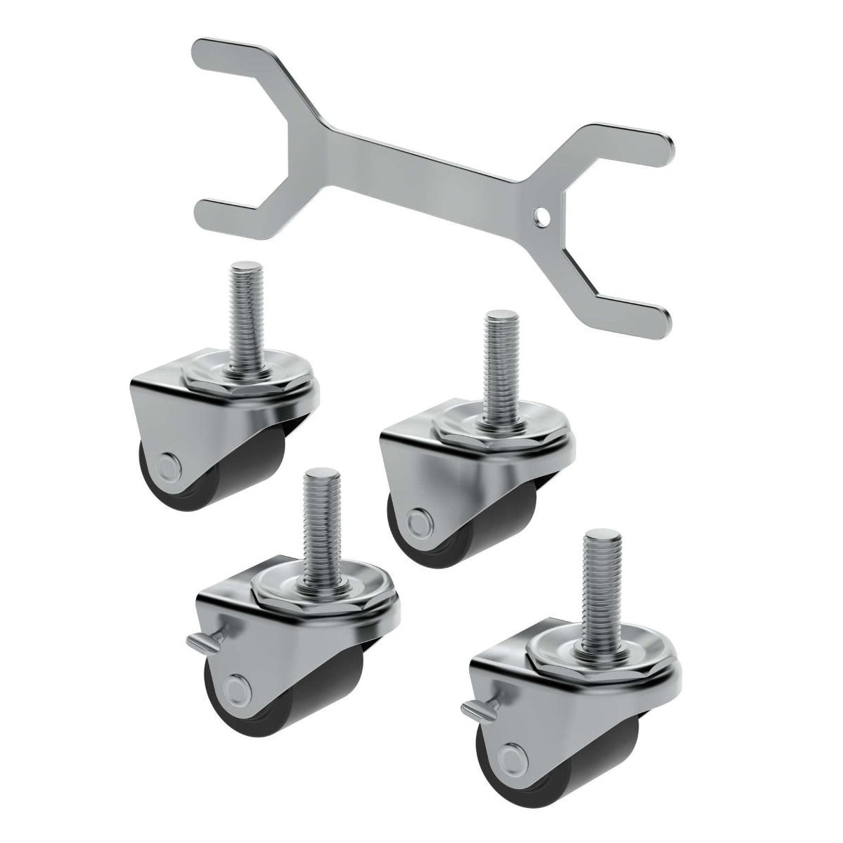 Hoshizaki HS-5037 2 1/4" Casters - Set of four, two with brakes for ADA Compliant dimensions