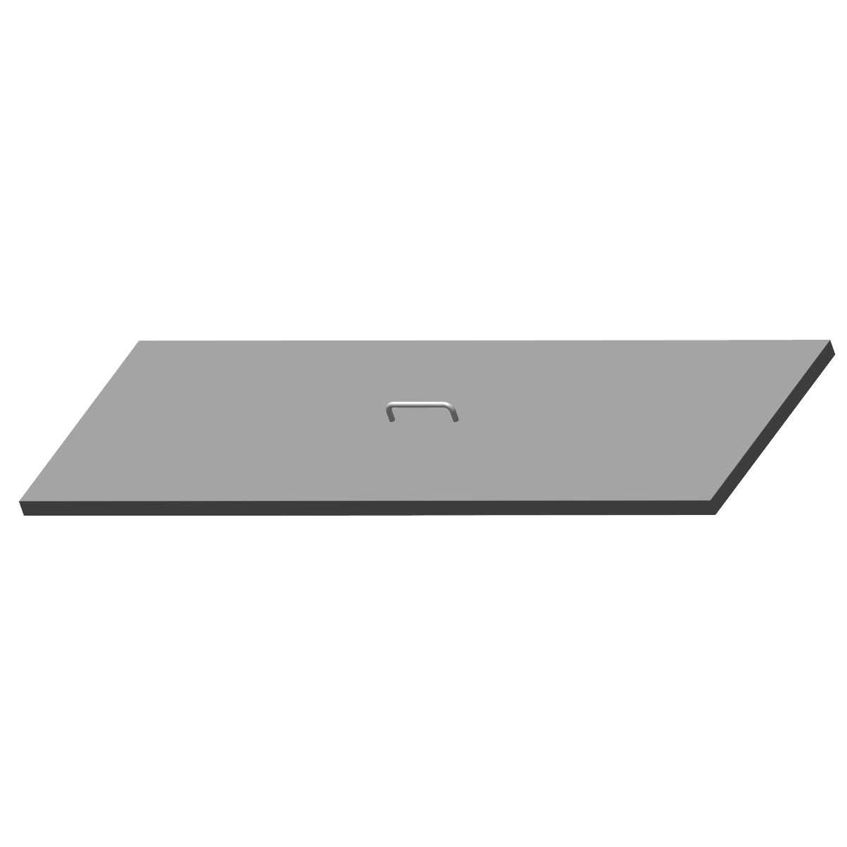 Hoshizaki HS-5074 Flat Lift-Off Stainless Steel Cover - 12 pan Sandwich Top opening