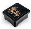 6½ in Black Lacquer Unagi Lunch Box