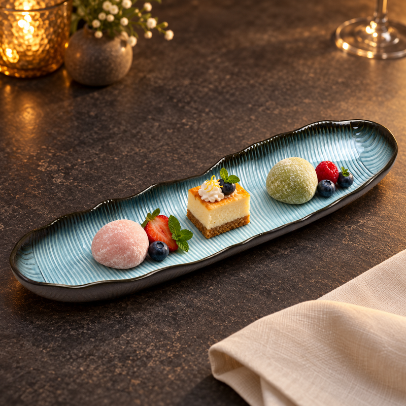 JX213-S with mochi and cheesecake