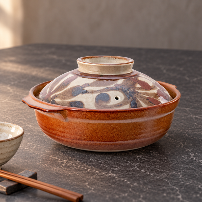 F6-K donabe in a dining setting