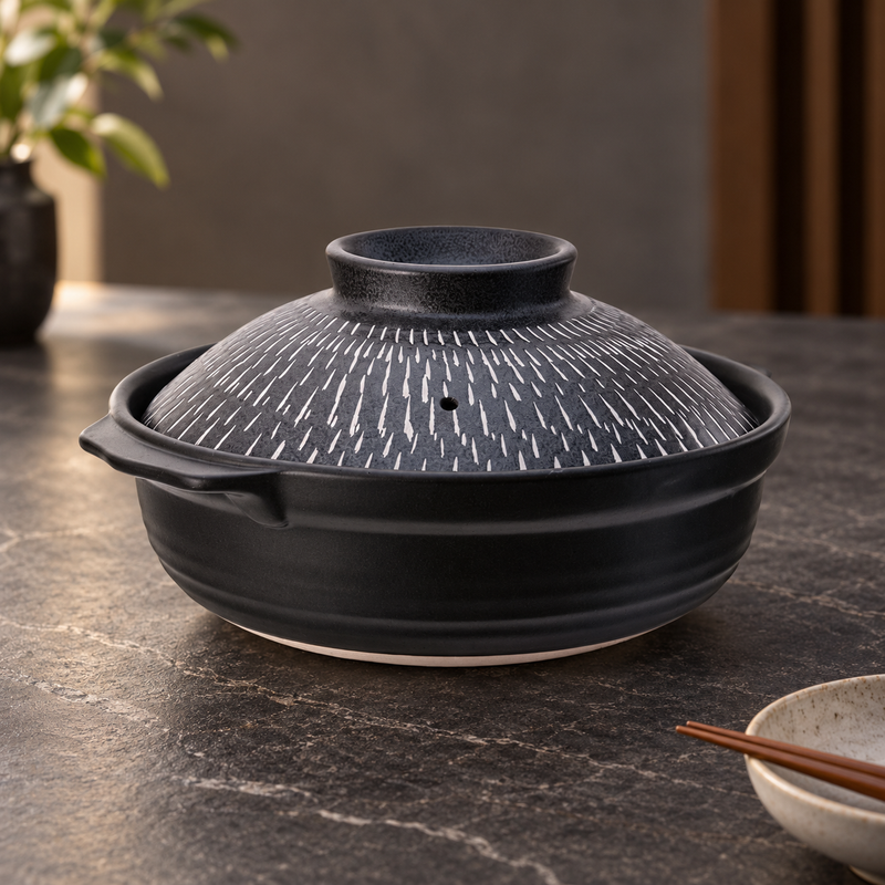 F8-B donabe in a dining table setting