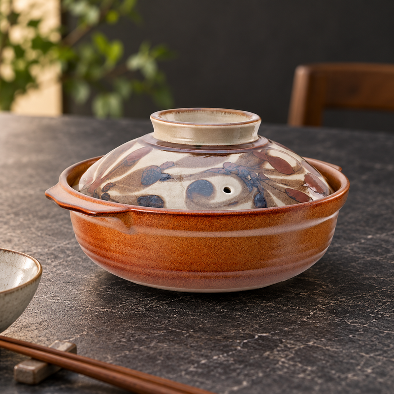 F8-K donabe in a dining setting