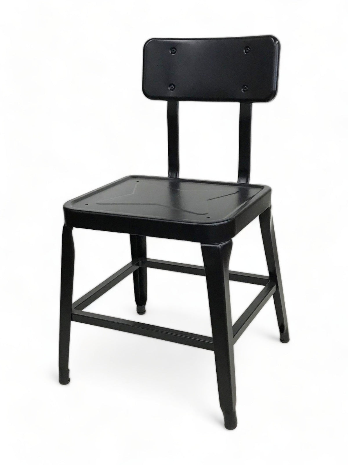 Metal Restaurant Chair – Black