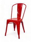 Metal Restaurant Chair – Red