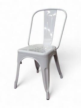 Metal Restaurant Chair – White