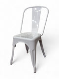 Metal Restaurant Chair – White