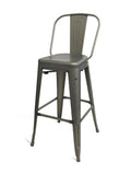 Metal Restaurant Barstool with Backrest – Raw Welding