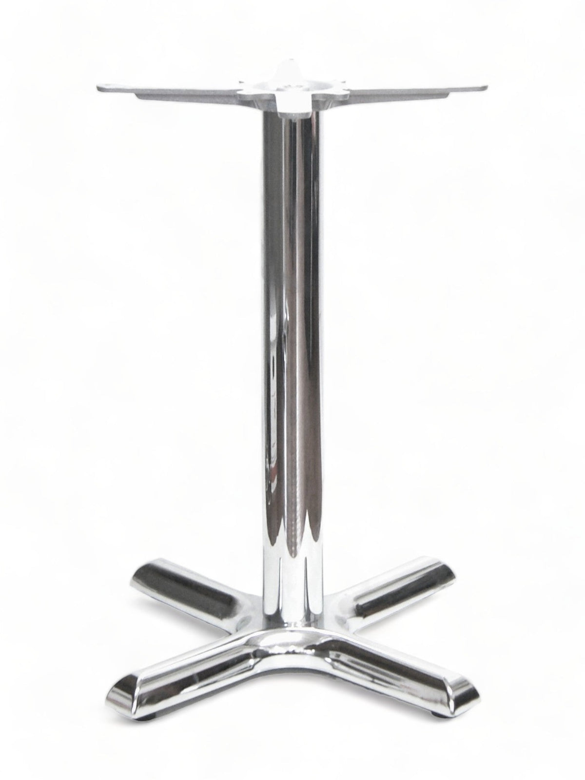 NC2222 chrome table base, 28-inch dining height