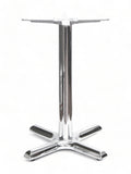 NC2222 chrome table base, 28-inch dining height