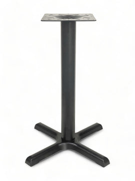 Black Cast Iron Outdoor Cross and T Table Base – OB2222 – 28-inch dining height