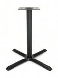 Black Cast Iron Outdoor Cross and T Table Base – OB3030 – 28-inch dining height